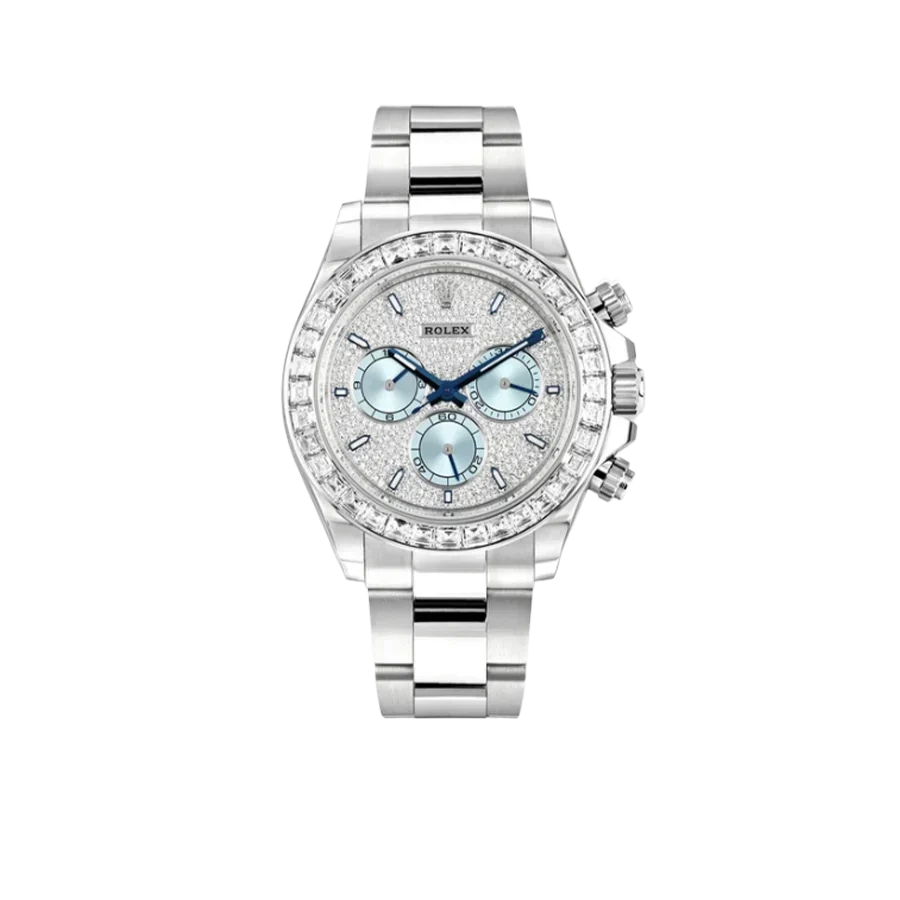 Daytona Diamond Pave Dial Platinum Watch 116576TBR