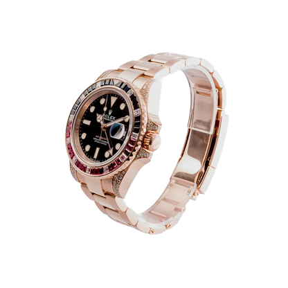 GMT-Master II 40mm Everose Diamond 126755SARU