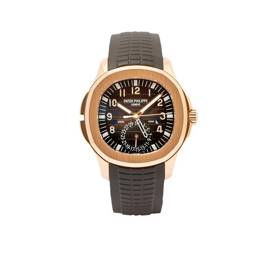 Aquanaut 41mm 5164R-001 Travel Time Rose Gold Brown Dial