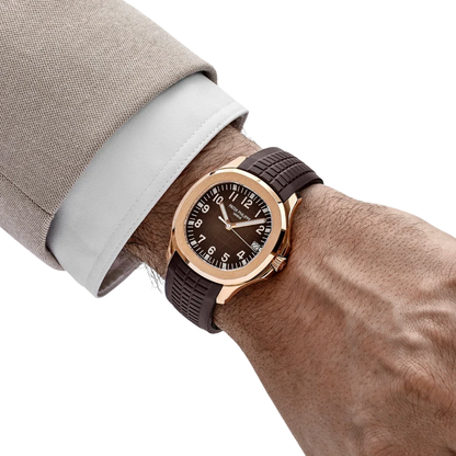 Aquanaut 5167R-001 Rose Gold Brown Dial