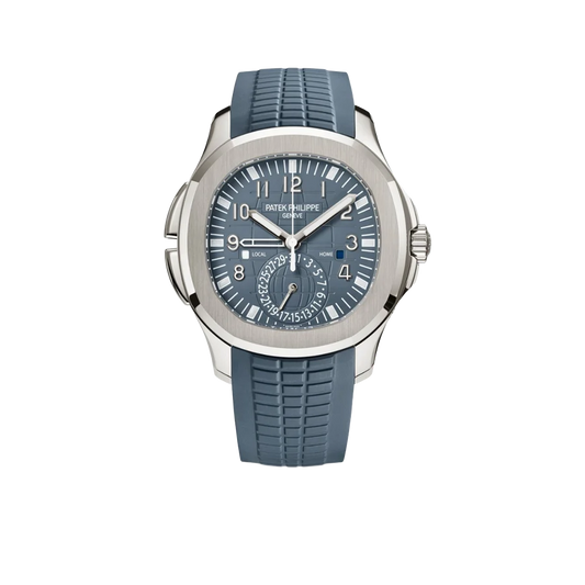 Aquanaut 41mm 5164G-001 Travel Time White Gold Blue Dial