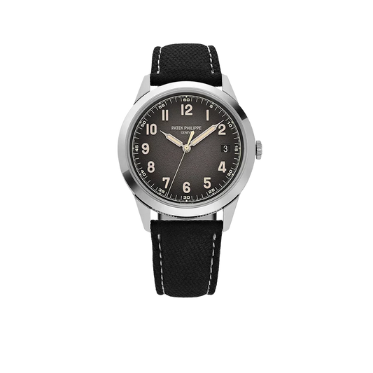 Calatrava 40mm 5226G-001 White Gold Charcoal Dial Date