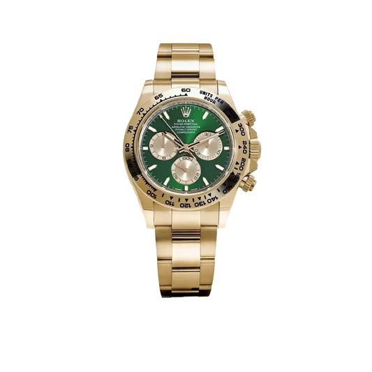 Daytona 126508 John Mayer 2.0 Yellow Gold Bright Green and Golden Dial (2025)