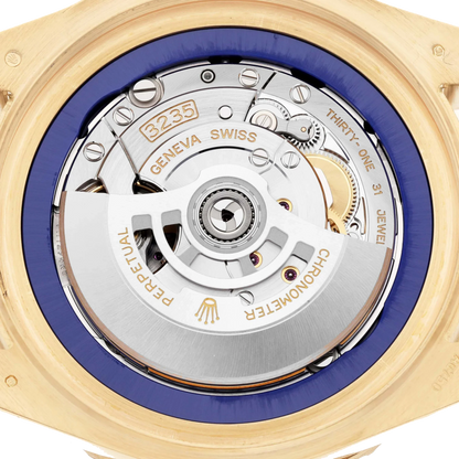 Seadweller Deepsea 44mm Yellow Gold Blue Dial Mens Watch 136668