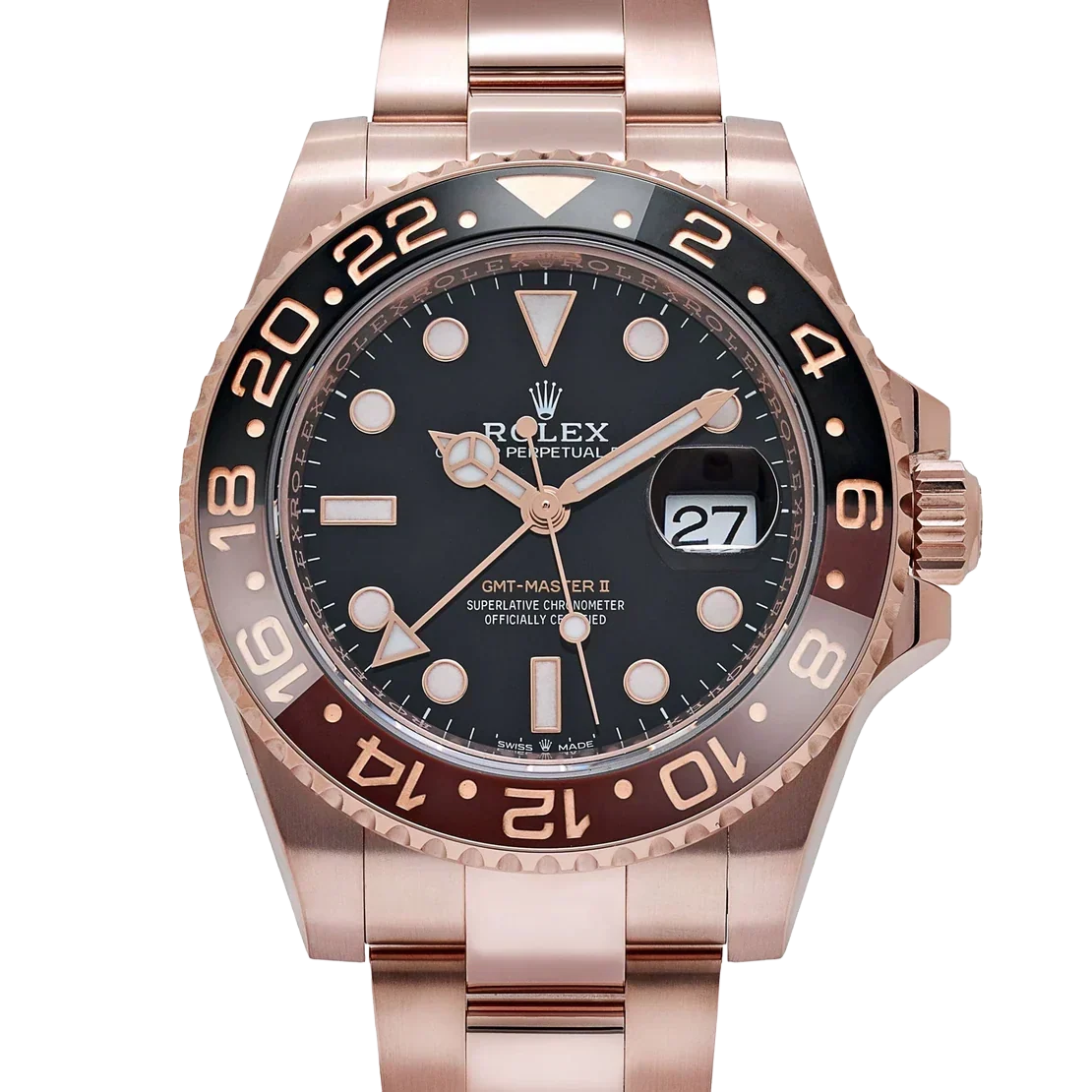 GMT-Master II 126715CHNR Root Beer Rose Gold Black Dial (2025)